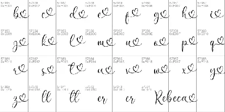 Rebeca font