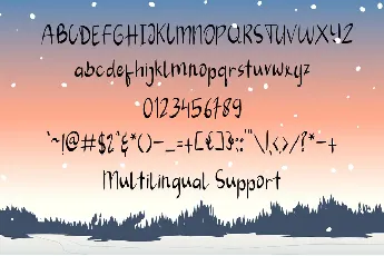 Winter Sonata font