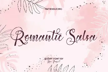 RomanticSalsaDemo font