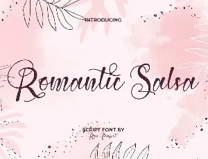 RomanticSalsaDemo font