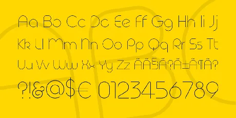 Geoma Thin Demo font