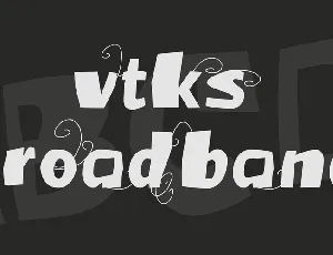 vtks Broadband font