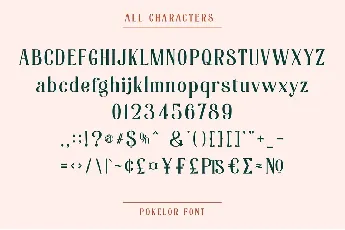 Pokelor font