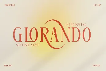 Glorando font