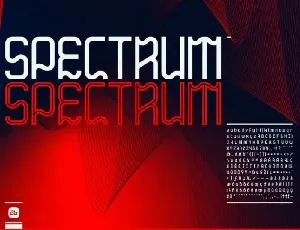 Spectrum Display font