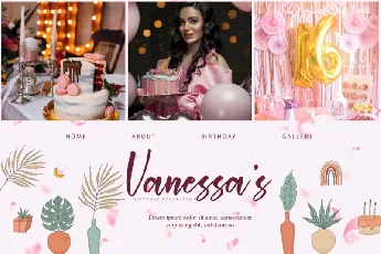 Birthday Memory font