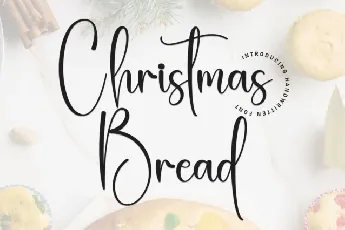 Christmas Bread Script font