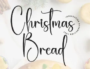 Christmas Bread Script font