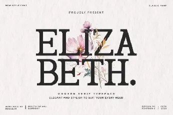 Elizabeth Serif font