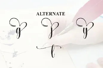 Morning Signature Script font