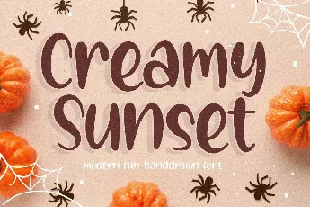 Creamy Sunset font