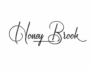 Honey Brook Demo font