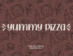 Yummy Pizza Demo font