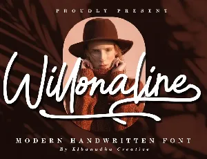 WILLONALINE DEMO font