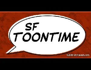 SF Toontime font