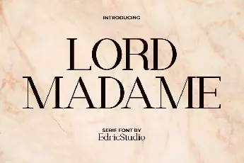 Lord Madame font