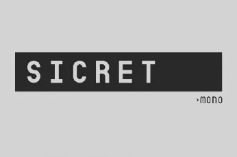 Sicret Mono Sans Family font