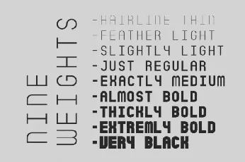 Sicret Mono Sans Family font