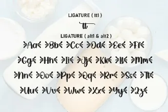 Butter Milk Display font