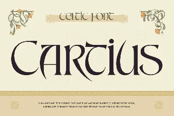 Cartius Demo font