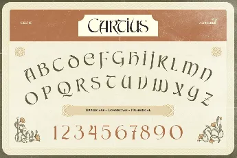 Cartius Demo font