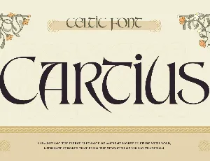 Cartius Demo font