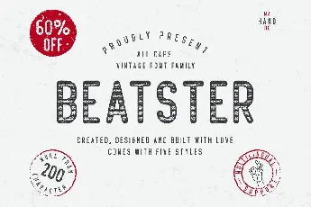 Beatster Typeface font