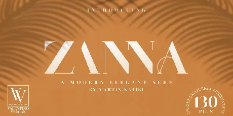 Zanna font