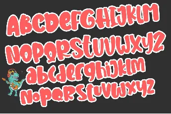 DinoPlay - personal use font