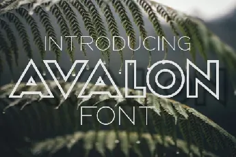 Avalon font