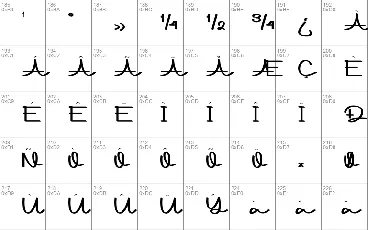 Lachony font