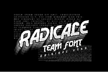 Vtks Radicale v2 font