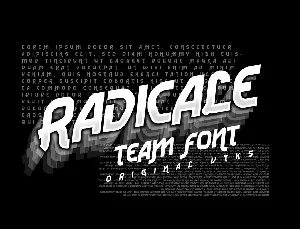 Vtks Radicale v2 font