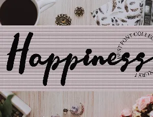 Happiness Typeface font