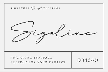 Signaline font