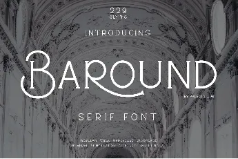 Baround font