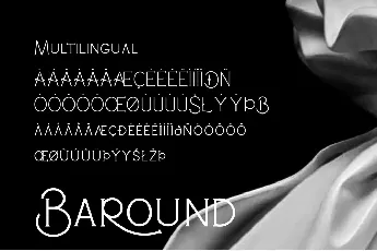 Baround font