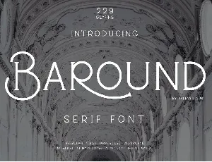 Baround font