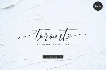 Toronto Handwritten font