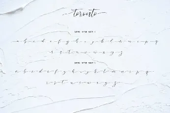 Toronto Handwritten font