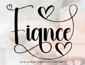 Fiance Script font