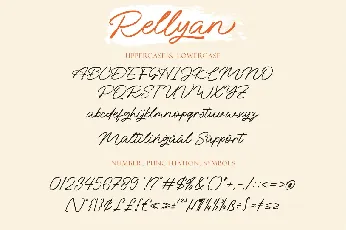 Rellyan font