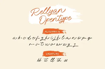 Rellyan font