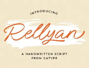 Rellyan font