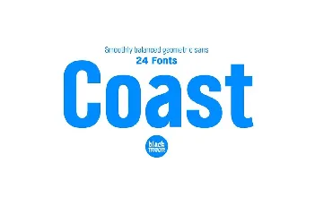 Coast font