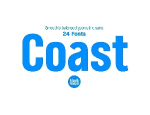 Coast font