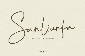 Sanliurfa Luxury Signature font