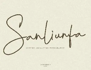 Sanliurfa Luxury Signature font