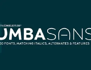 Umba Sans Family Free font