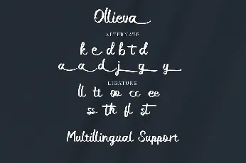 Ollieva font